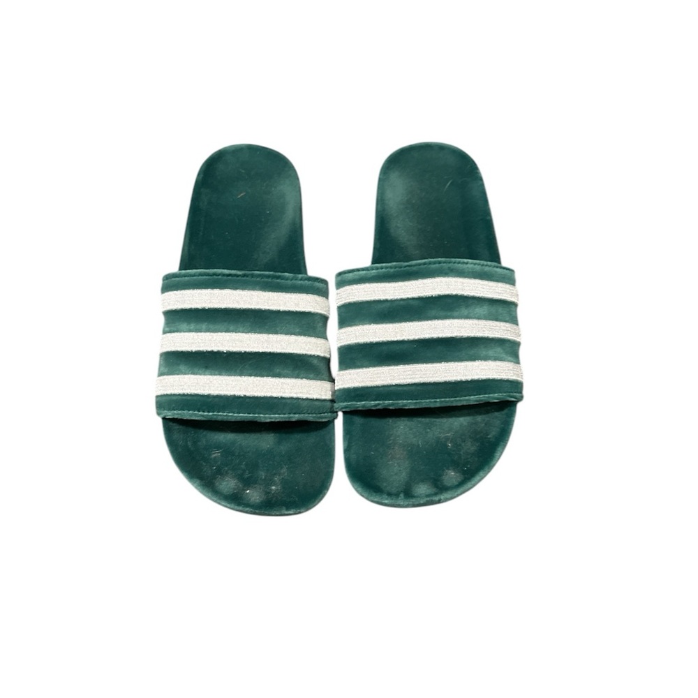 Adidas Adilette Green Velvet Men’s Size 9